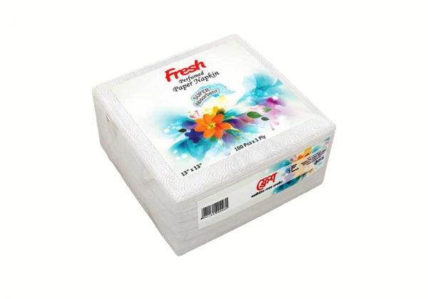 Fresh Paper Napkins 13" Perfumed (100X1 Ply)