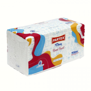 Partex Hand Towel Tissue, (200x2 Ply) Poly